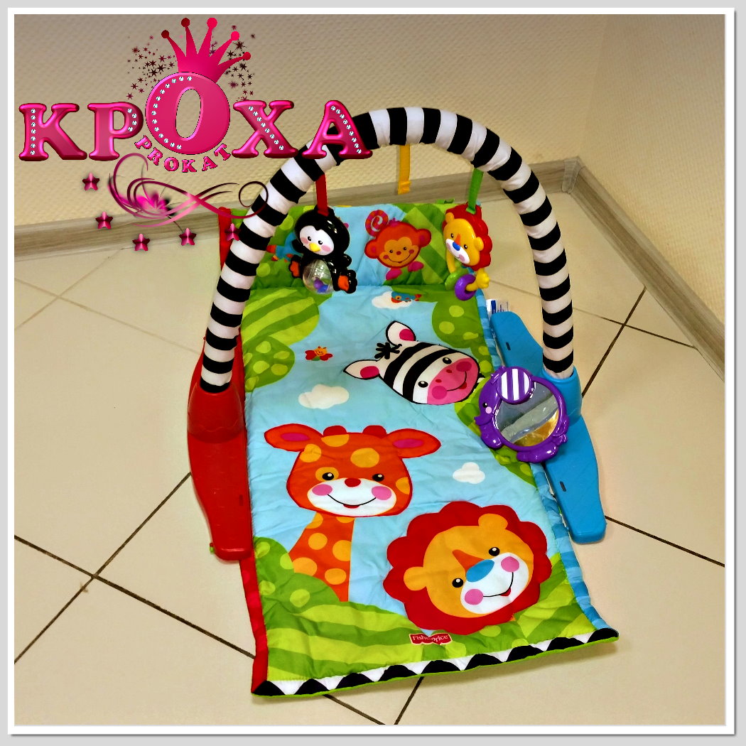 Любимые животные развивающий коврик игровой от fisher price ...